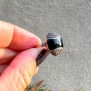 Sterling Silver & Black Onyx Ring